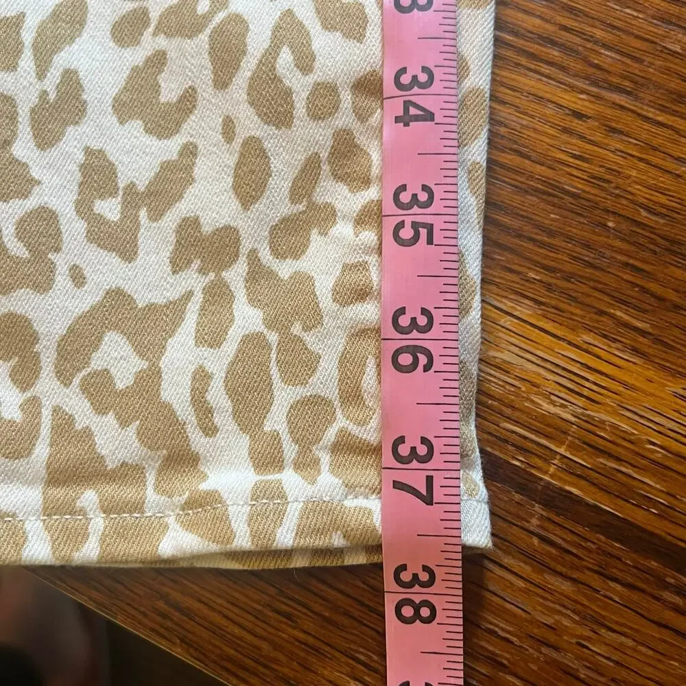 J.Crew Safari Leopard High-Rise Jeans 29 - Picture 9 of 13